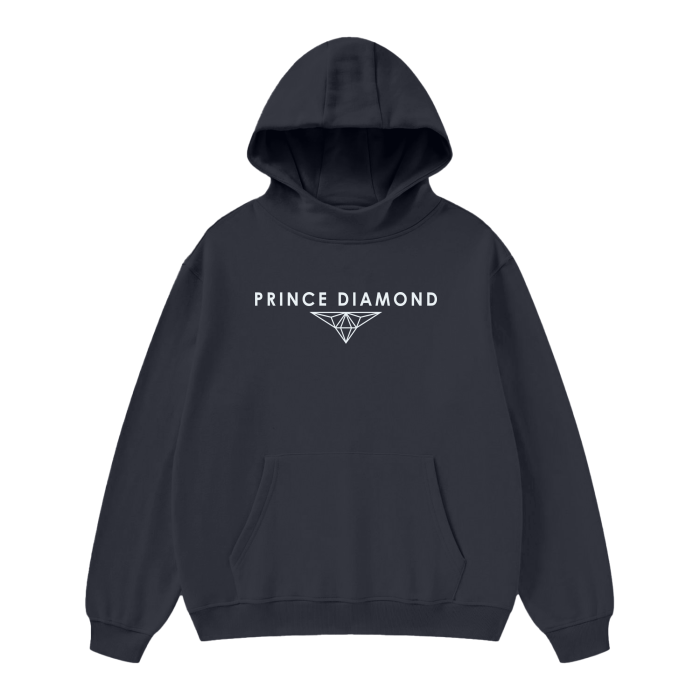 White on Blk Prince BIBW Hoodie